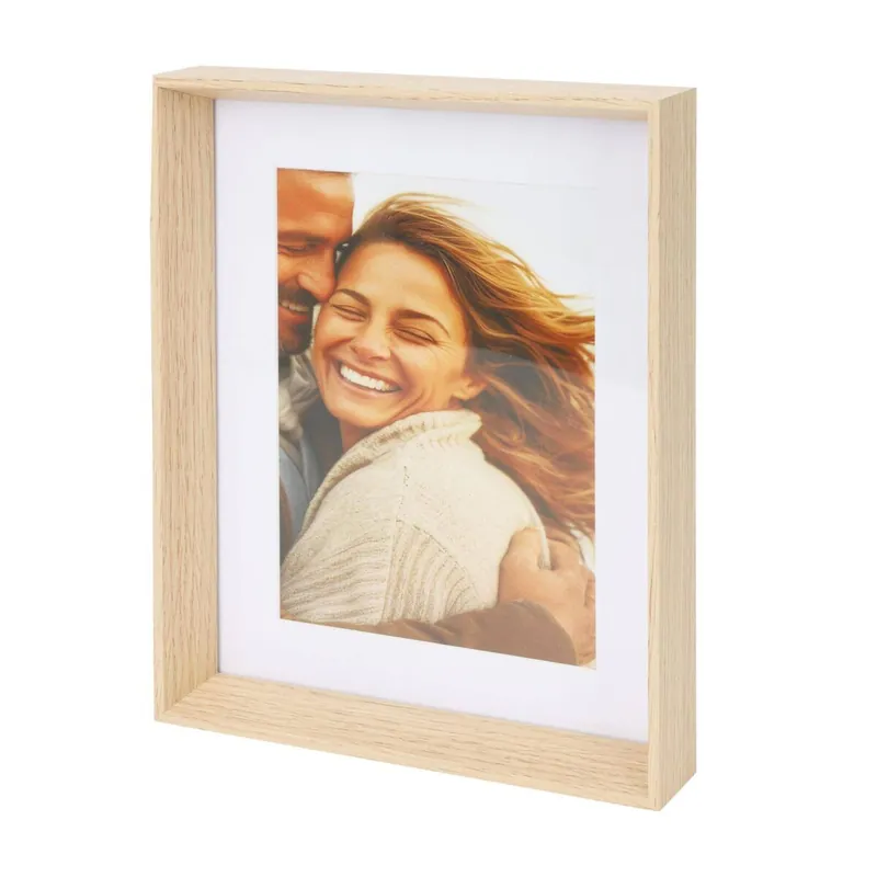 Well Home Marco de Fotos de MDF y cristal 20x4x25cm - Decoración