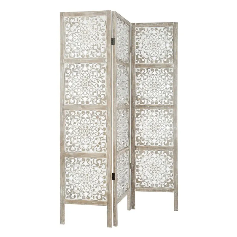 WELL HOME - Pantalla en madera Etnik con estampados