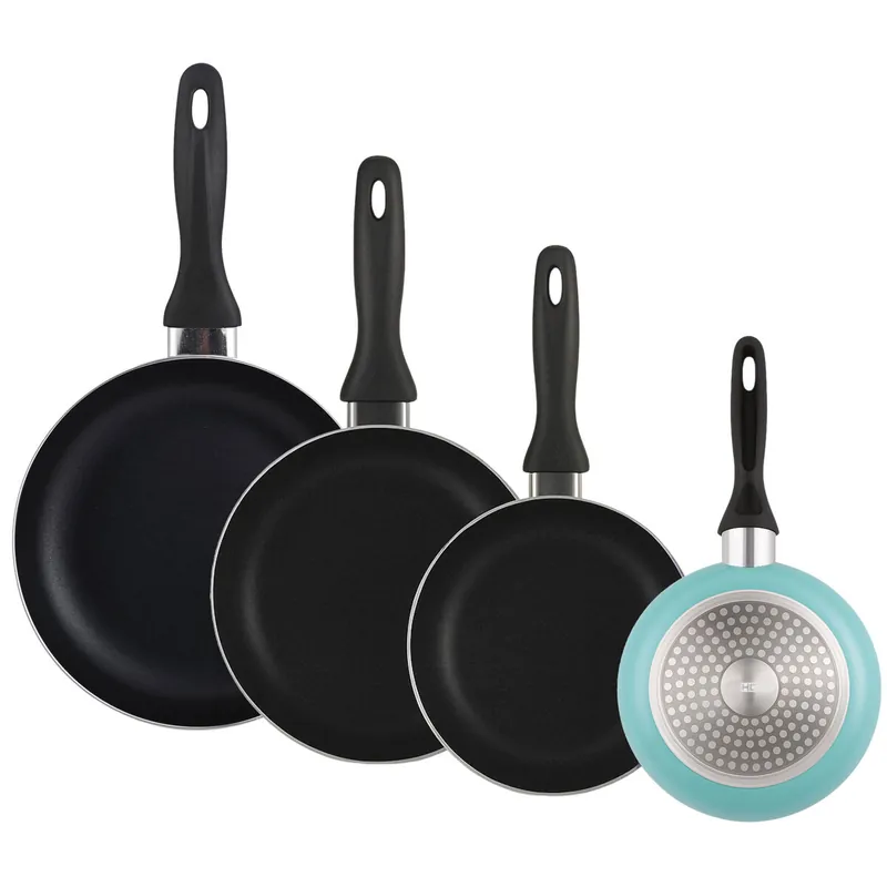 Well Home Set de 4 Sartenes Ø16Ø20Ø24Ø28cm de Aluminio en Azul celeste - Cocina