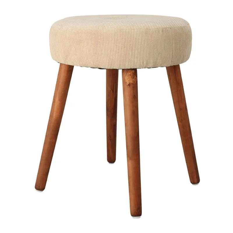 Well Home Taburete 45x35cm color beige - Muebles