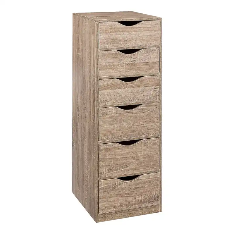 Well Home Torre de almacenamiento con 6 cajones 100x38x33 cm - Muebles