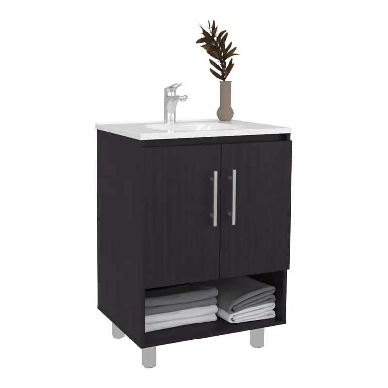 Zapatero Alto Odesto MDF TUHOME con 4 Compartimentos - Muebles