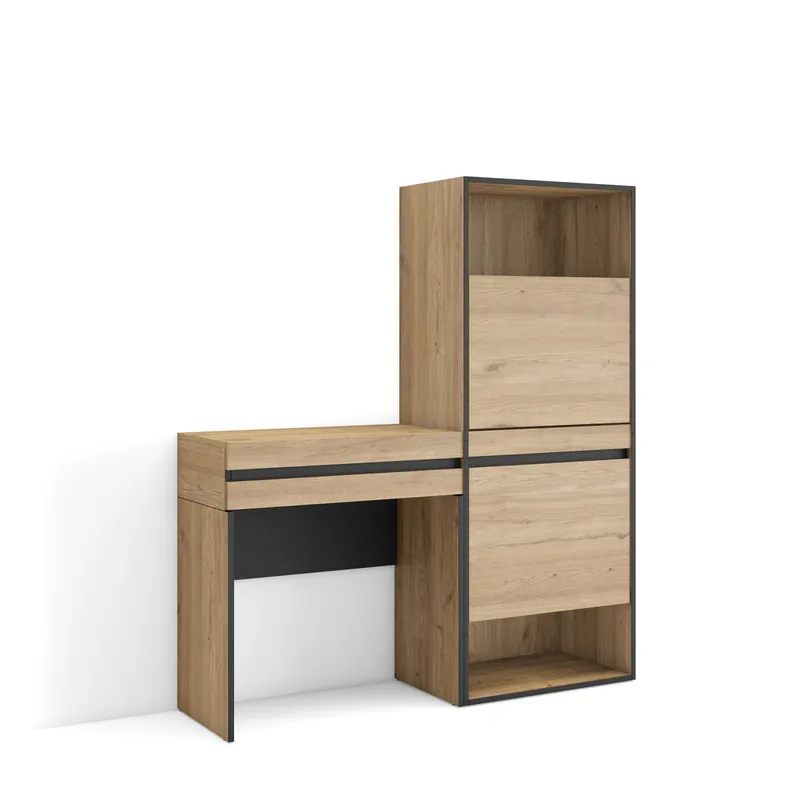 Zapatero | Armario zapatos botas | 130x145x35 cm | Dormitorio, habitación | Tocador | Estilo Moderno | Blanco - Muebles