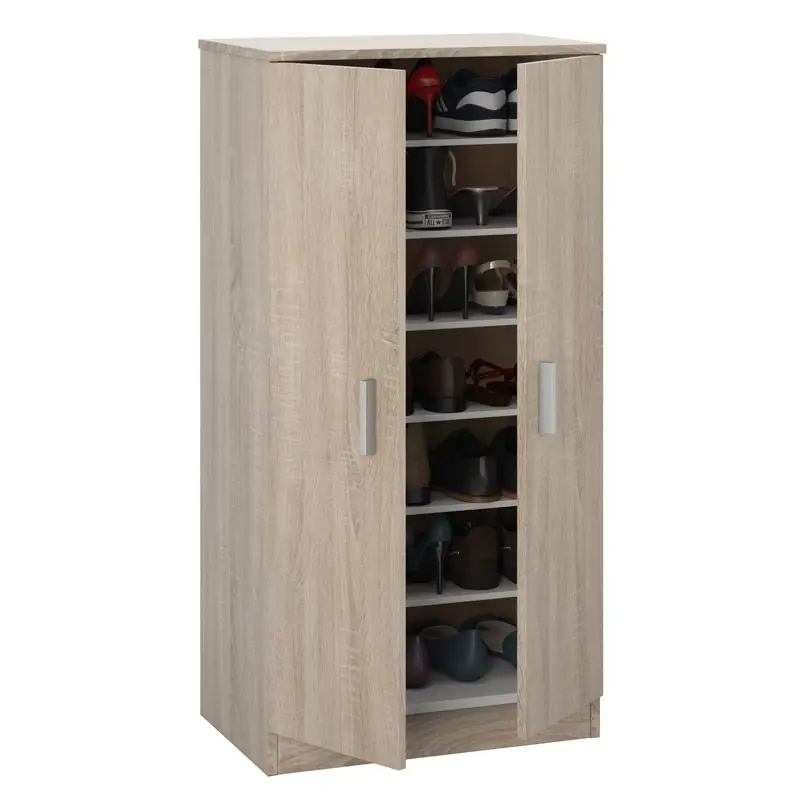 Zapatero Basic Blanco 55 x 108 x 36 cm - Muebles