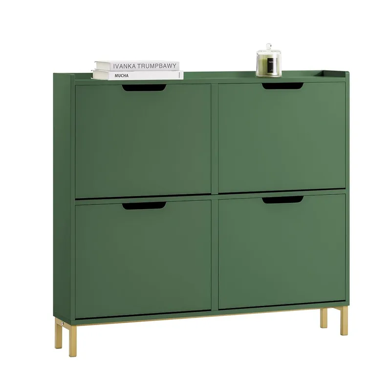 Zapatero Estrecho con 4 Solapas Organizador FSR100-N SoBuy ES