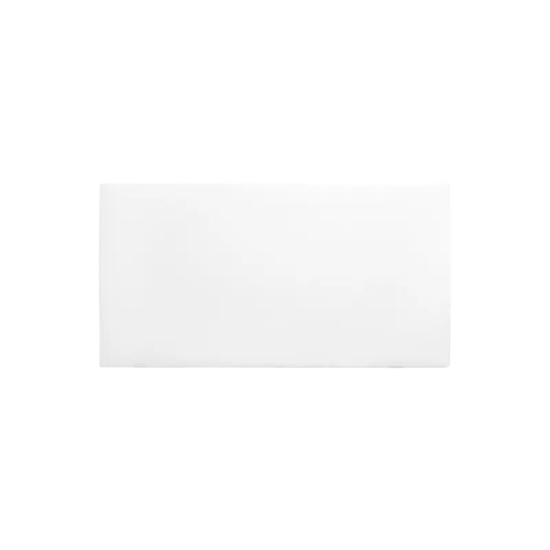 Cabecero tapizado de polipiel liso en color blanco de 90x80cm - Dormitorio