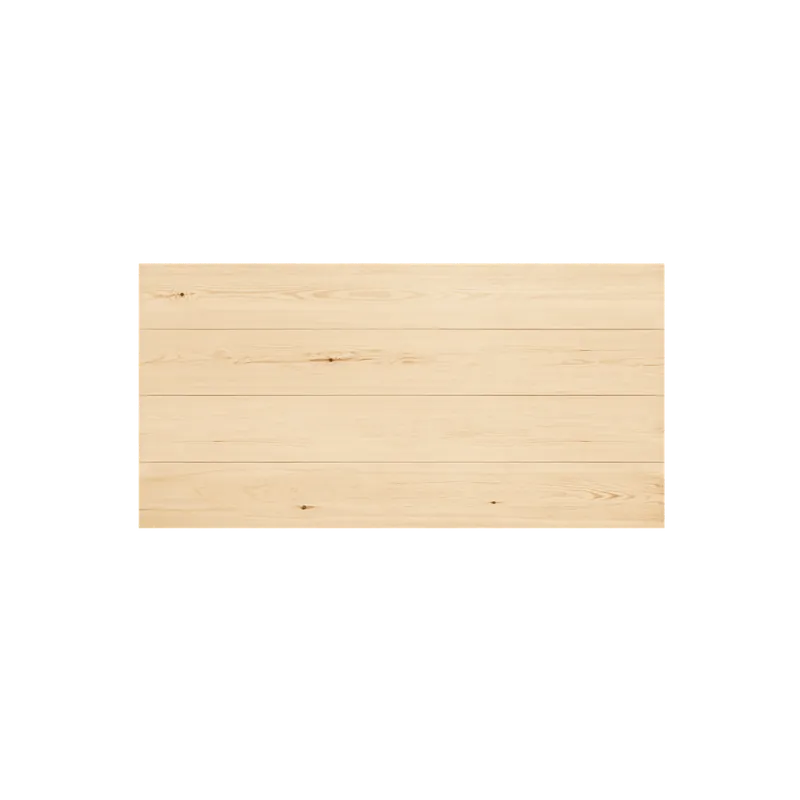 Cabecero de madera maciza en tono natural de 80x60cm - Dormitorio