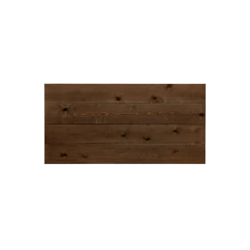 Cabecero de madera maciza en tono nogal de 80x60cm - Dormitorio