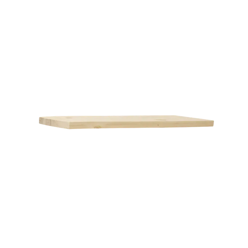 Estantería de madera maciza flotante acabado natural 60cm - Estanterías