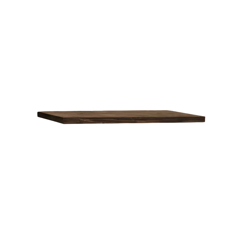 Estantería de madera maciza flotante acabado nogal 60cm - Estanterías
