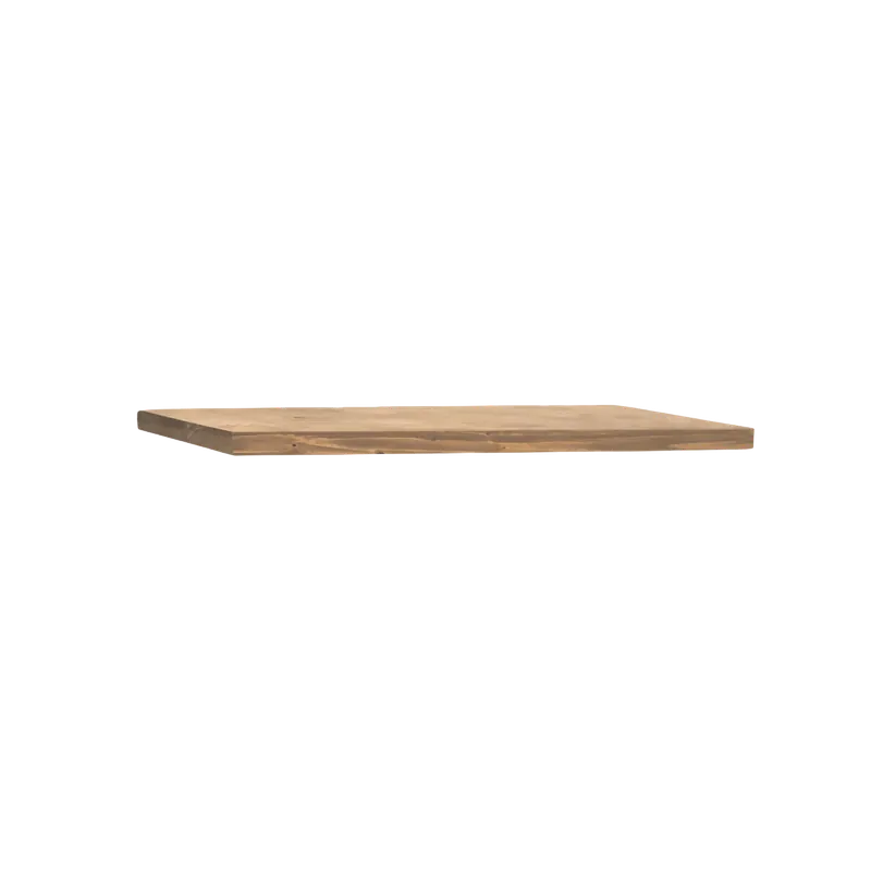 Estantería de madera maciza flotante acabado roble oscuro 60cm - Estanterías