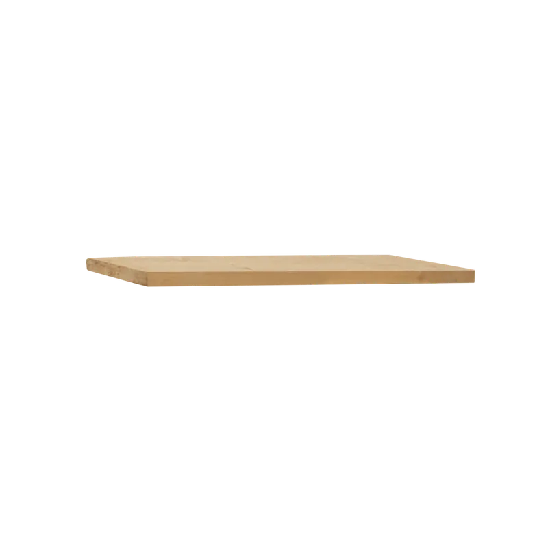Estantería de madera maciza flotante acabado roble medio 60cm - Inicio