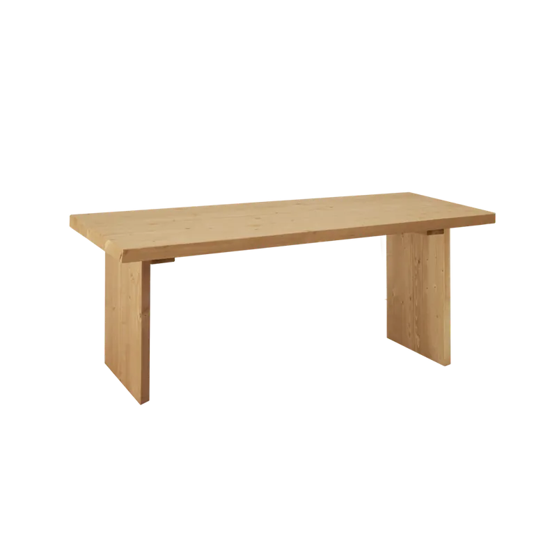 Mesa de centro de madera maciza en tono roble medio de 47x60cm - Mesas de centro