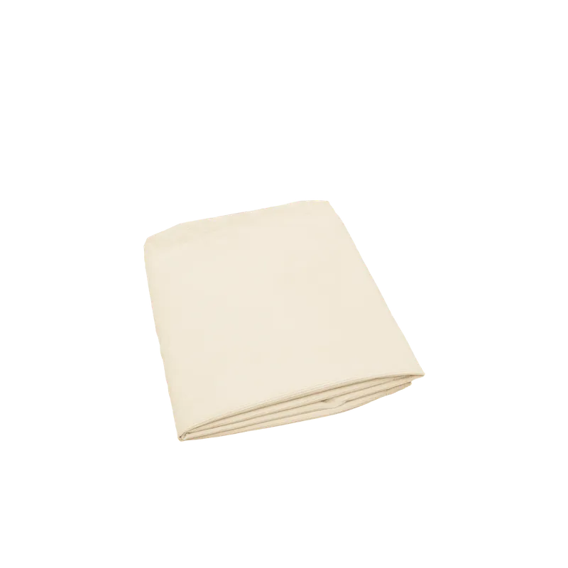 Funda para cabecero de pana blanco roto de 120x110cm - Cabeceros