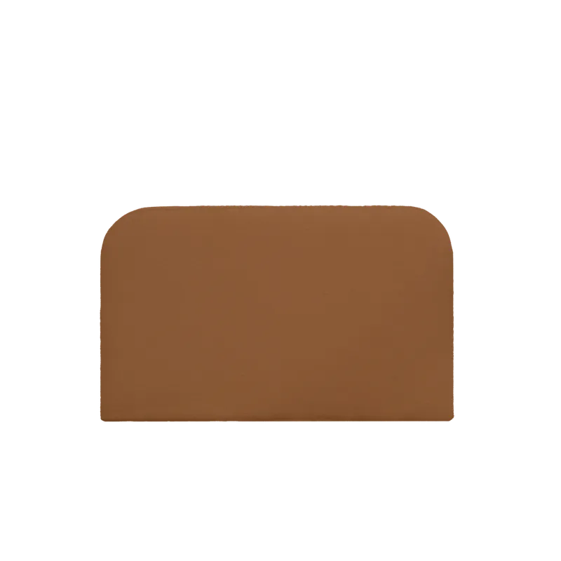 Cabecero tapizado desenfundable de bouclé cobre de 120x110cm - Cabeceros