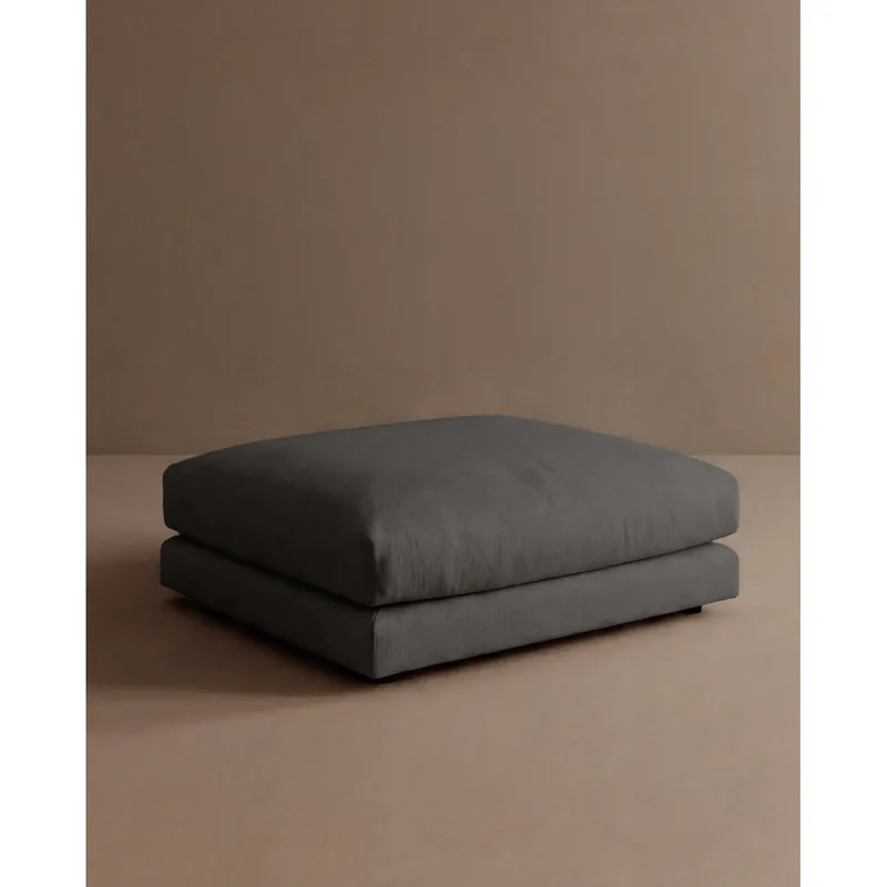Puff gris oscuro de 97x78cm - Inicio