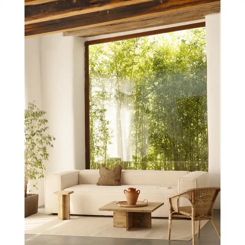 Sofá de 3/4 plazas de bouclé color beige de 210x110cm - Inicio