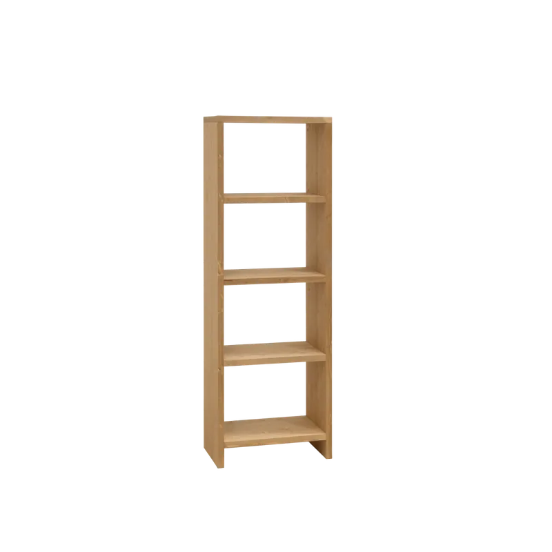 Estantería de madera maciza tono roble medio de 180x60cm - Inicio
