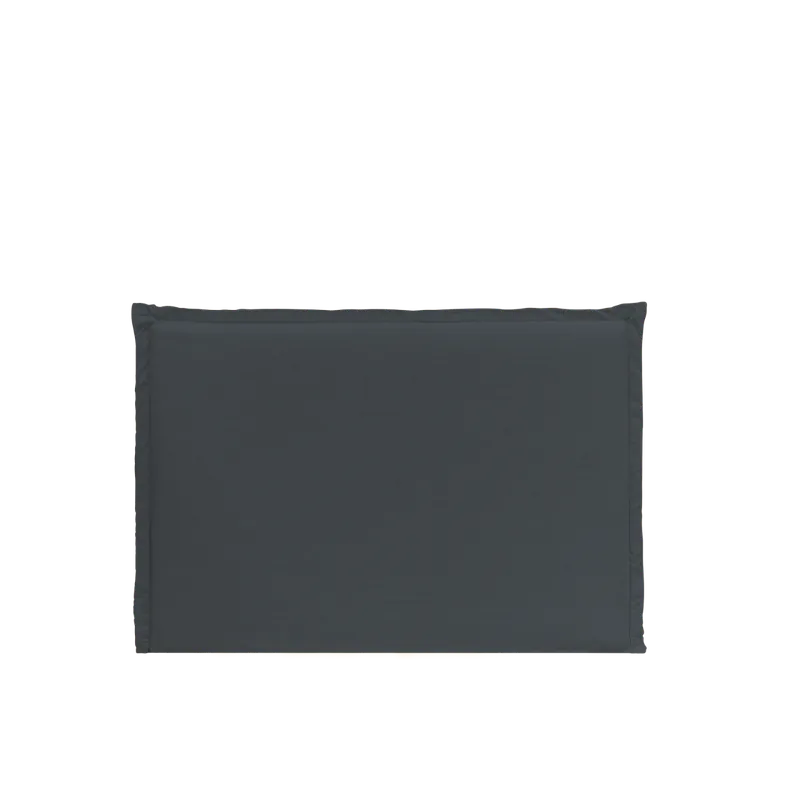 Cabecero tapizado desenfundable de lino azul de 120x110cm - Cabeceros