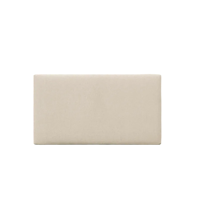 Cabecero tapizado en color beige de 90x80cm - Cabeceros