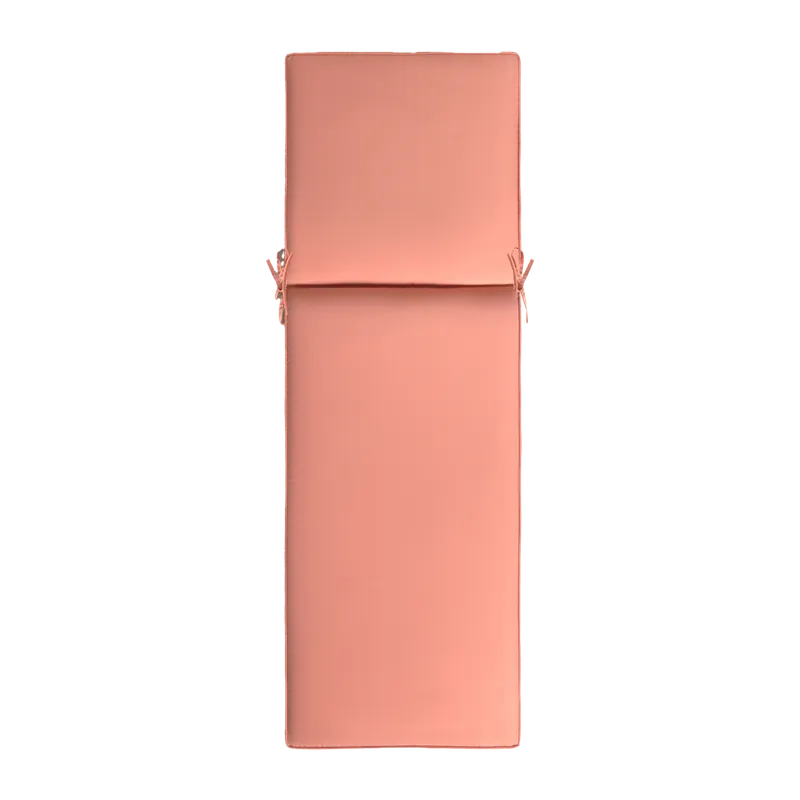Colchoneta de tumbona color rosa de 60x180x5cm - Accesorios