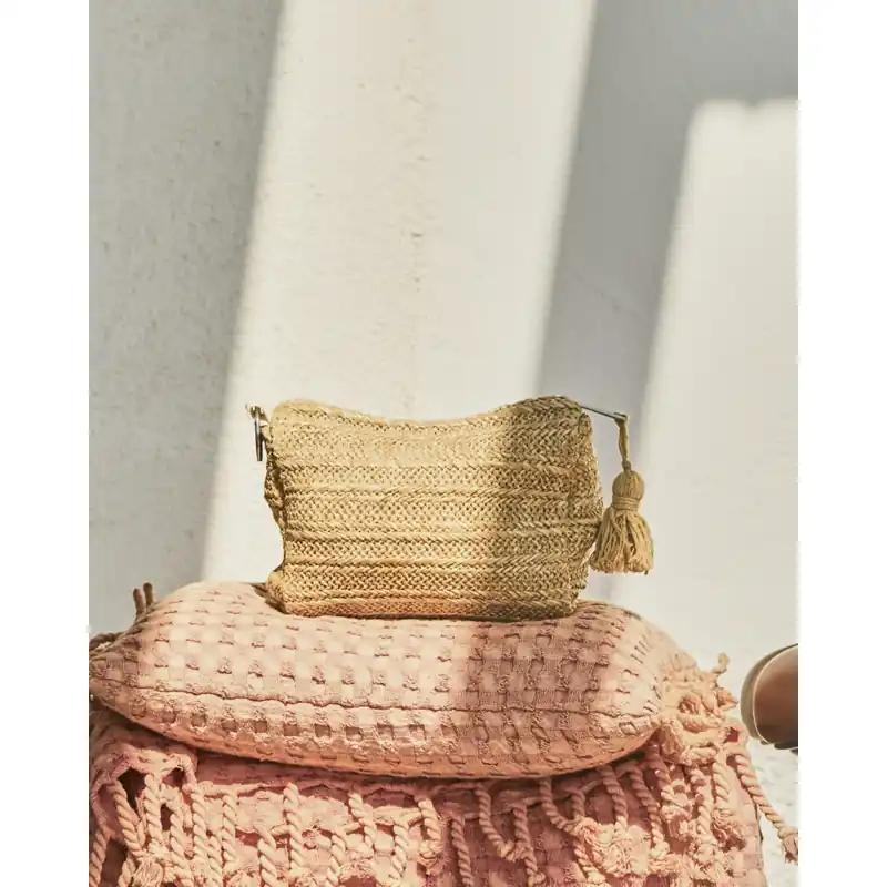 Neceser trenzado resistente al agua de 11x18cm - Accesorios