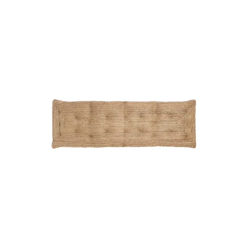 Cabecero acolchado de yute de 90x60cm - Cabeceros
