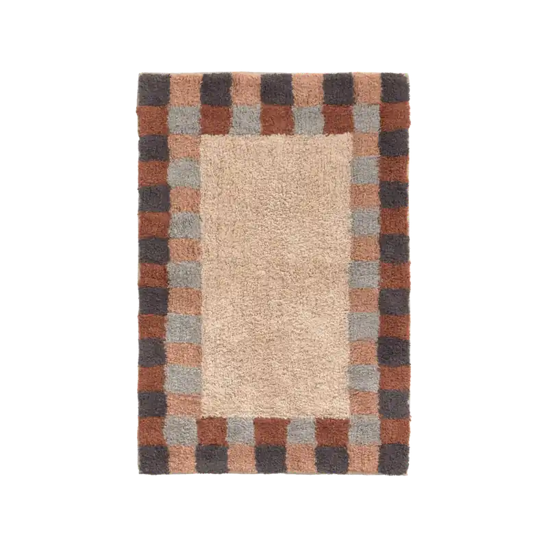 Alfombra de baño de color multicolor de 35cm - Decoración