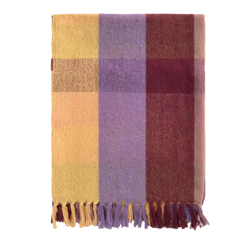 Plaid de color lila de 120cm - Decoración