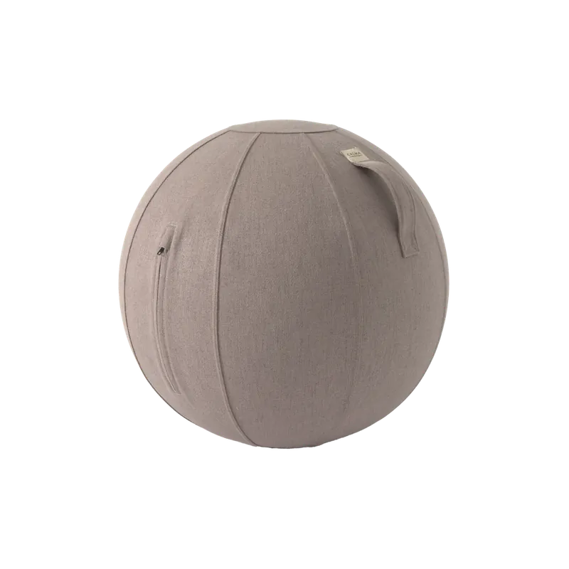 Pelota de fitness de color gris de 65cm - Accesorios