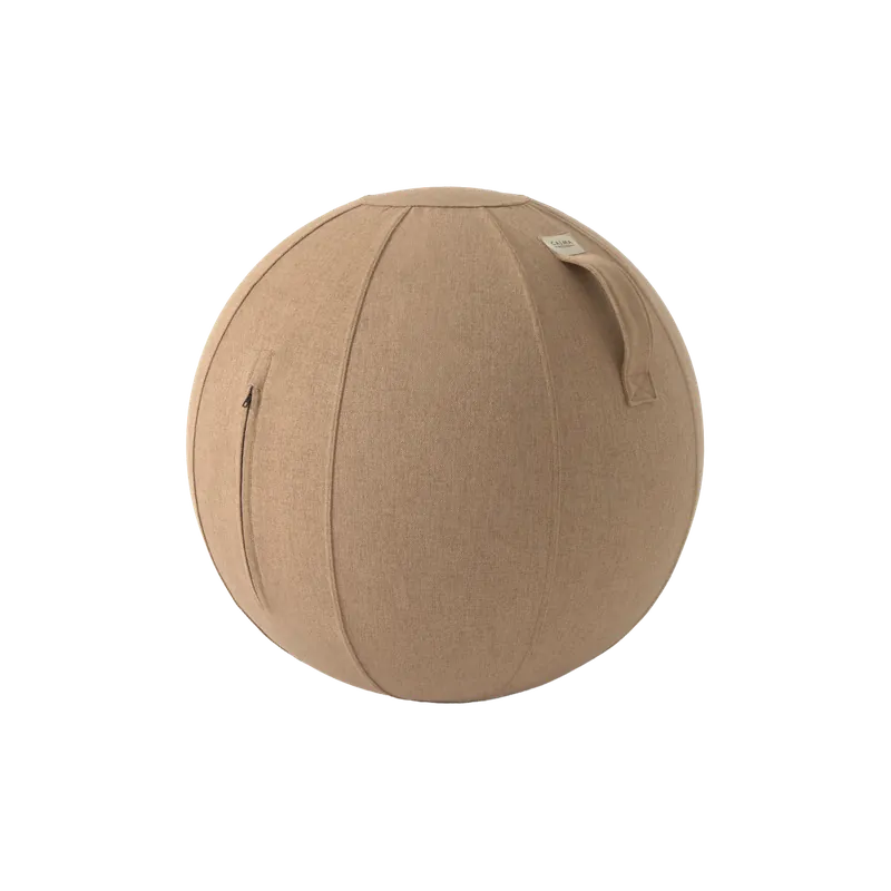 Pelota de fitness de color marrón de 65cm - Accesorios