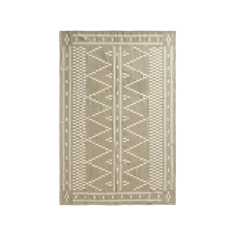 Alfombra de color beige de 200cm - Decoración
