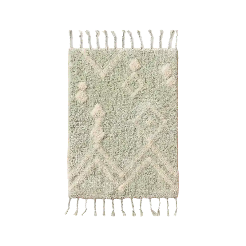 Alfombra de baño de color turquesa de 50cm - Decoración