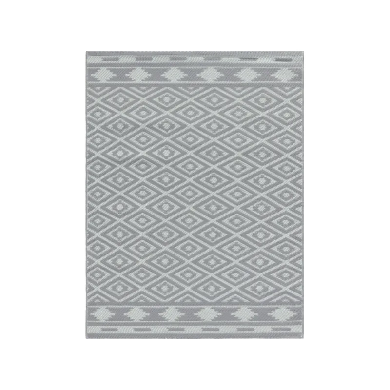 Alfombra de color gris de 150cm - Inicio
