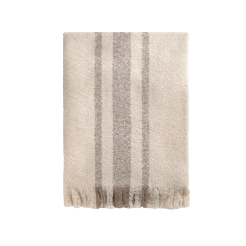 Plaid de color crudo de 130cm - Inicio