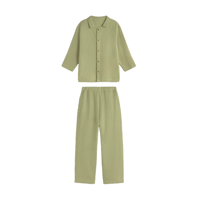 Pijama verde talla S/M - Inicio