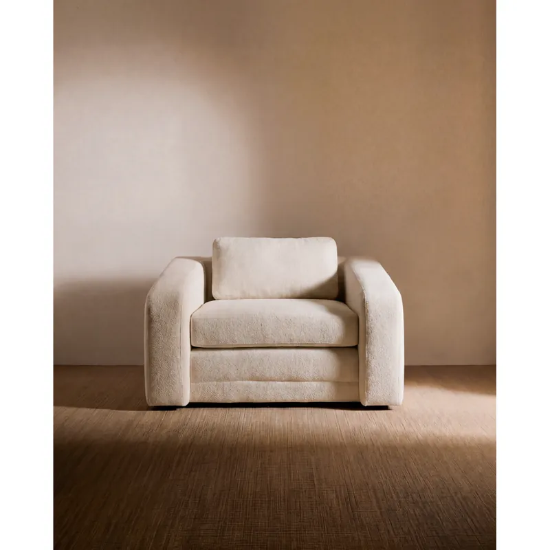 Butaca cama tono beige de 130cm - Inicio