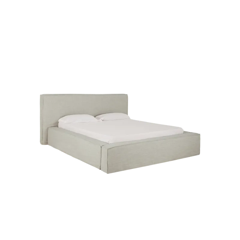 Cama desenfundable verde musgo para colchón de 90x200cm - Inicio