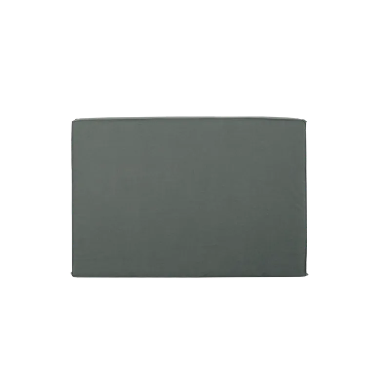 Cabecero tapizado desenfundable verde musgo de 120x110cm - Inicio
