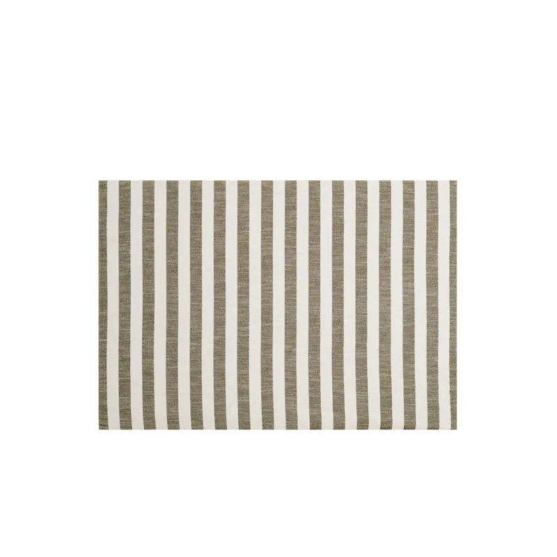 Cabecero tapizado desenfundable en color verde con rayas de 120x110cm - Inicio