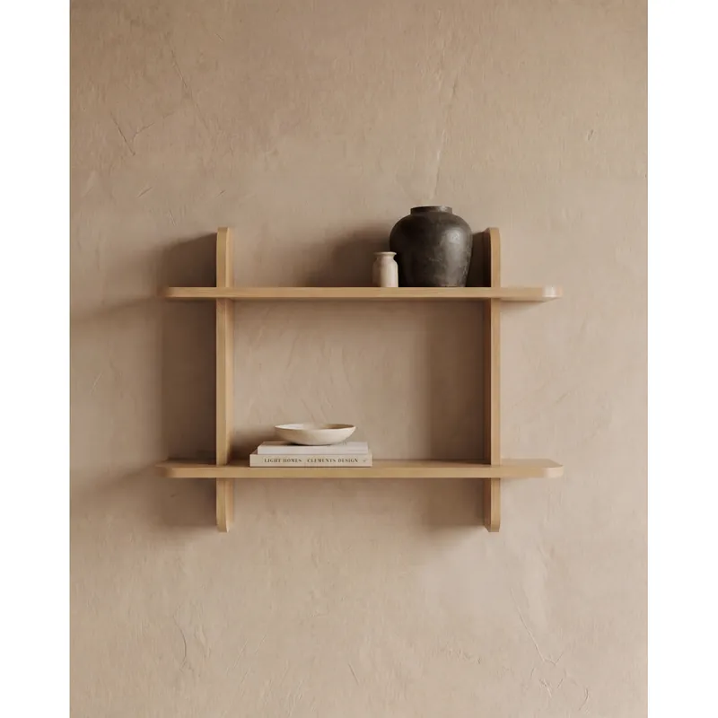 Estantería acabado roble medio de 80cm - Estanterías