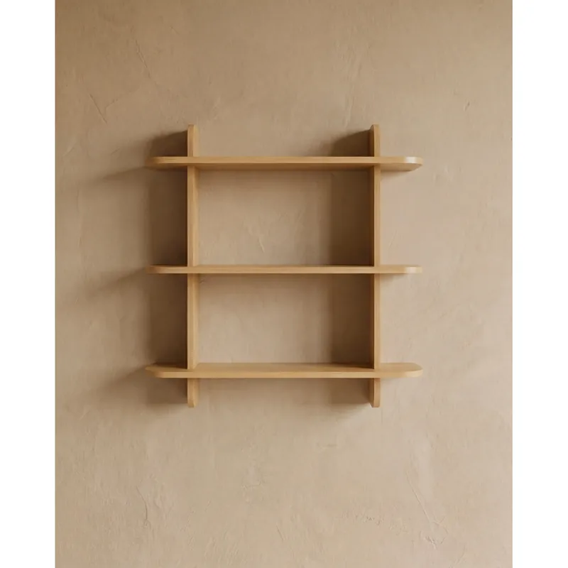 Estantería acabado roble medio de 80cm - Estanterías