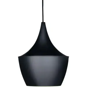 Lámpara Amsti Acero Negro Inspiración Beat Fat de Tom Dixon, de Techo - Vackart
