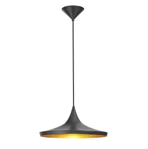 Lámpara Wide Acero Negro, de Techo - Vackart