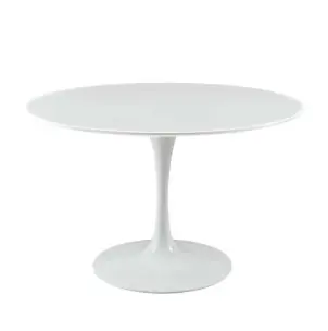 Mesa Saarinen Tulip 120cm de Comedor Redonda Blanco, Inspiración - Vackart