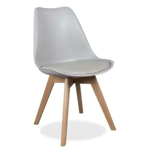 Silla Super Hacken Gris Claro - Vackart