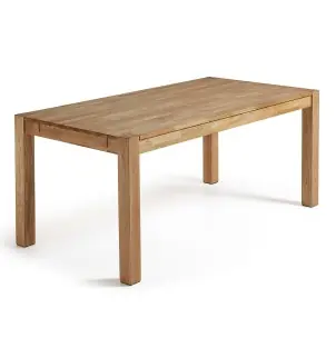 Mesa extensible ISBEL 180(260)x90 cm de Comedor, Roble Natural - Kave Home