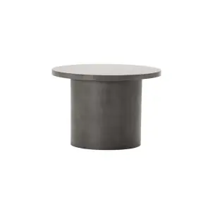 Mesa Auxiliar STONE Ø65 cm, Hormigón Gris - House Doctor