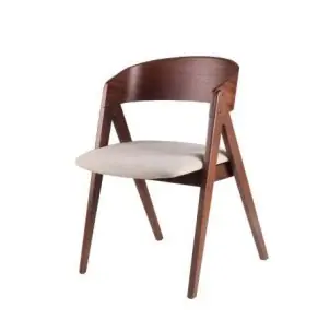 Silla HERØY nogal beige - Vackart