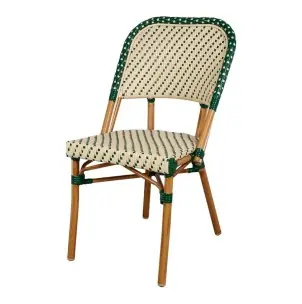 Silla GURU aluminio / ratán sintético - Vackart